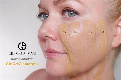 armani luminous foundation swatches.